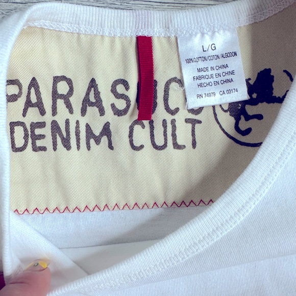 PERFECT CONDITION - Vintage Parasuco tshirt with embroidery - Picture 3 of 3